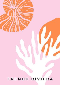 Rivierapinkoranje Ratioiso van Grace Digital Art Co
