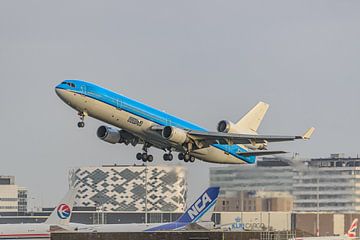 There she goes! The last McDonnell Douglas MD-11 of KLM (PH-KCD). by Jaap van den Berg