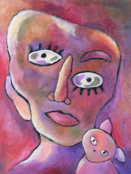 My cat and I by Lida Bruinen