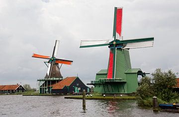 Windmolens aan de Zaanse Schans van Jan Kranendonk