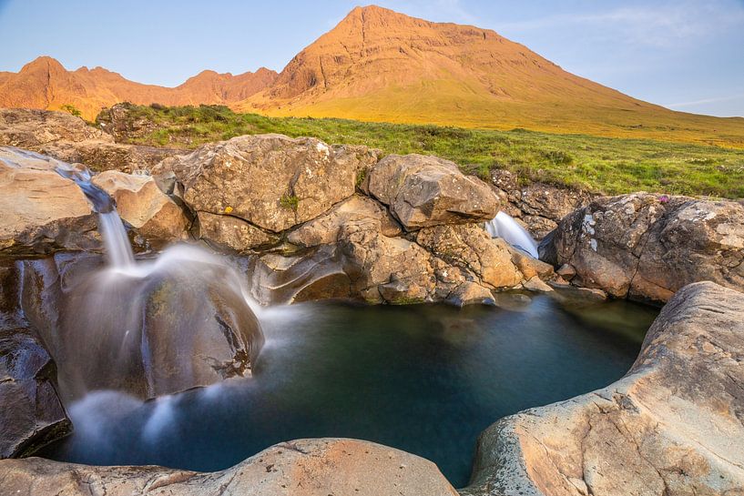 Fairy Pools at sunset by HylkoPhoto