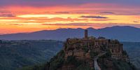 Panorama van Civita di Bagnoregio van Henk Meijer Photography thumbnail