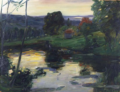 Landschap aan de Oostzee, LEO PUTZ, rond 1905