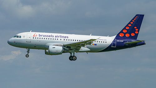 Brussels Airlines Airbus A319-100 passenger aircraft. by Jaap van den Berg