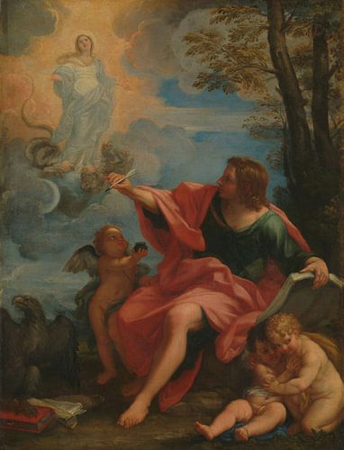 Carlo Maratta – Der Evangelist Johannes auf Patmos (ca. 1680–1720)