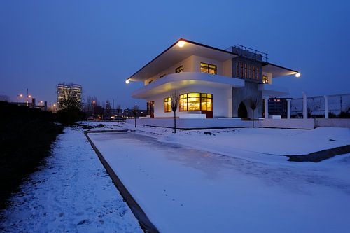 Die Rückseite der Villa Jongerius am Kanaalweg in Utrecht