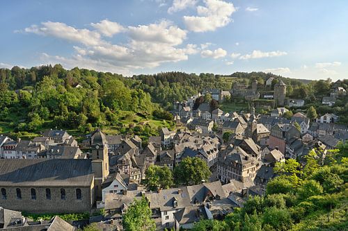 Monschau in het zachte avondlicht