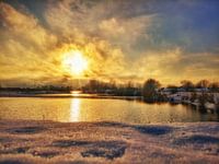 snow before sun