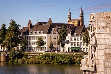 Promenade langs de Maas in Maastricht van Rob Boon