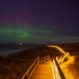 Nordlicht an der Nordsee - Wenningstedt auf Sylt von Bodo Balzer