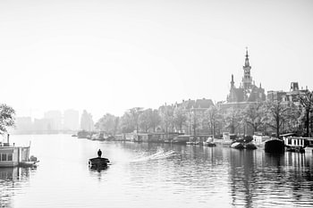 Nebel auf der Amstel, Amsterdam