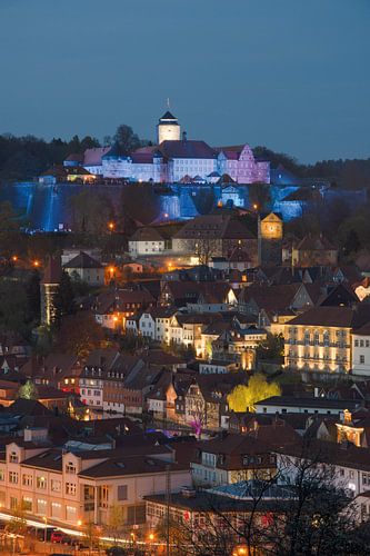 Kronach Stadtaufbau Hochformat