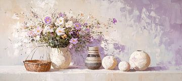 Painting flowers by ARTEO Paintings