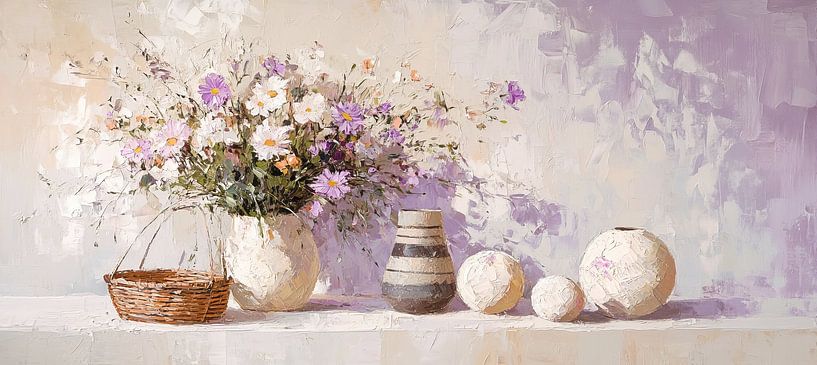 Painting flowers by ARTEO Paintings
