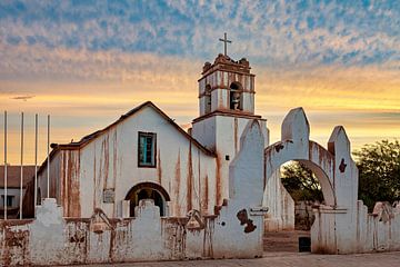 Die Kirche von San Pedro de Atacama von Roland Brack