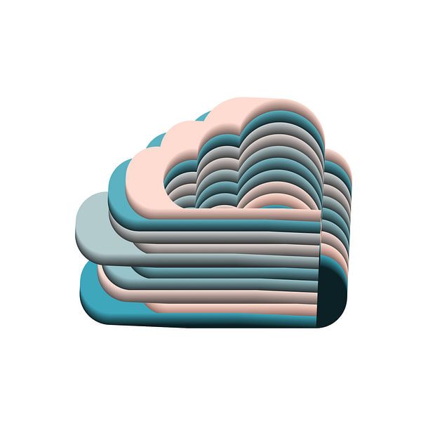 Cloud 1 van 3 von Bernardine de Laat