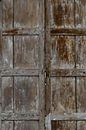 Window with closed wooden shutters by Jan Van Bizar thumbnail