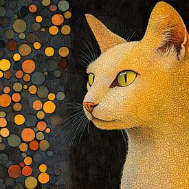 Cat Eye | Yellow Cat by Modern Collection