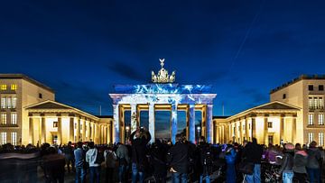 Brandenburg Gate in a special light