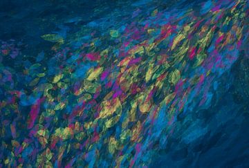 Winter Wind in Blue by Iris Holzer Richardson