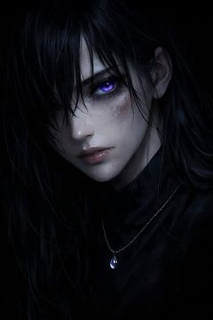 Lila Blick von John Dan