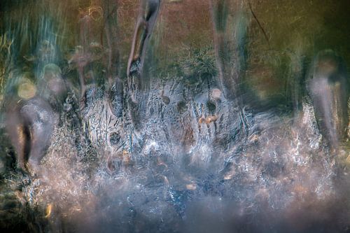 Kleurrijke Abstracte Foto | Groen, Blauw, Oranje