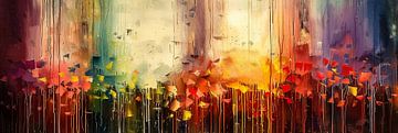 Abstract Schilderij | Fusion of Emotions van Kunst Kriebels