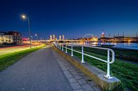 Heure bleue et soirée au-dessus d'IJsselmuiden & Kampen par Fotografiecor .nl Aperçu