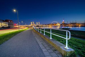 Blaue Stunde und Abend über IJsselmuiden & Kampen