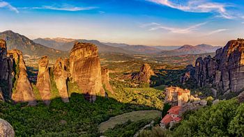 Landschap met de Meteora kloosters