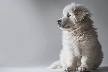 The Adorable Pyrenean Mountain Dog that enchants you. by Karina Brouwer