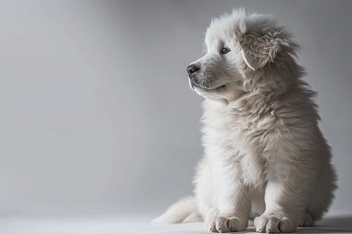 The Adorable Pyrenean Mountain Dog that enchants you.
