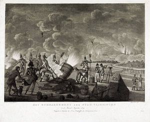 A. Lutz, Bombardierung von Flushing durch die Briten, 1809