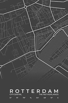 City map Rotterdam