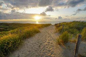 Strand, zee en zon van Dirk van Egmond