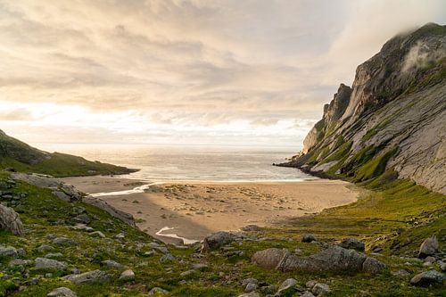 Coucher de soleil à Bunnes Beach