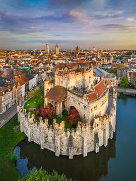 Castle Gravensteen in Ghent, Belgium by Michael Abid