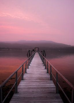 Zonsondergang in Tasmanië van Kevin D'Errico