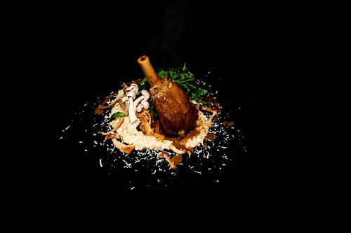 Risotto met kalfsschenkel