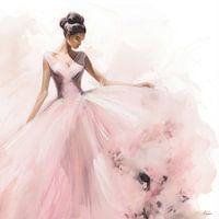 Ballerina in pink tutu