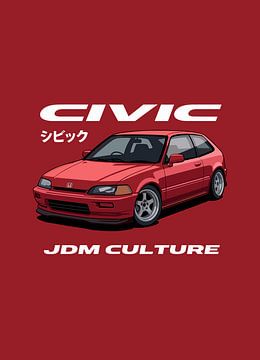 Honda Civic EG6 voiture à hayon