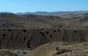 Iran : paysage entre Saveh et Taqarud