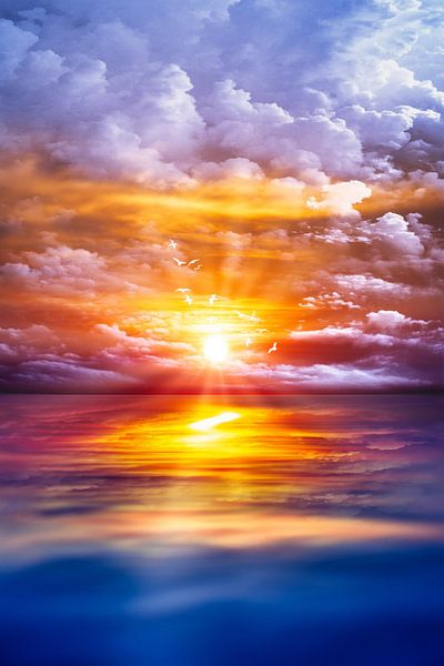 Heavens Sunset by ARTenyo👁⃤-