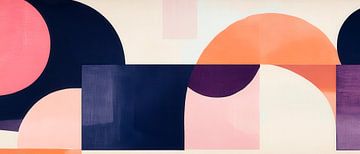 Abstract geometric composition by Poster Art Shop