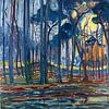 Piet Mondriaan, Bosch; Bos bij Oele, 1908 van Atelier Liesjes