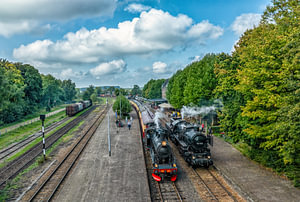 Stoomtreindagen bij de Miljoenenlijn in Simpelveld