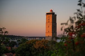 Brandaris Terschelling tijdens zonsondergang van Wendy de Jong