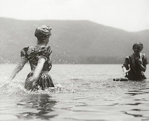 Emmy and Selma, Lake George (1899)  by Alfred Stieglitz