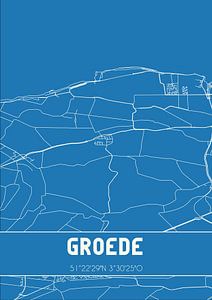 Blueprint | Carte | Groede (Zeeland) sur Rezona