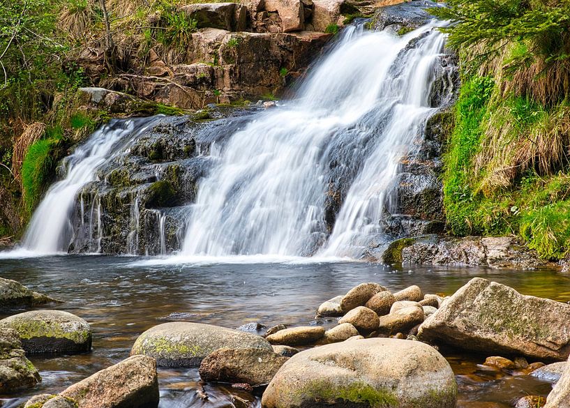 Beautiful waterfall in the Black Forest by Hans-Bernd Lichtblau